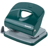 Axent Exakt-2 metal hole punch, 30 sheets, Earth colors green (3930-30-A)