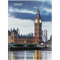 Notebook Axent A4 City, London, 96 sheets cell (8425-5-A)