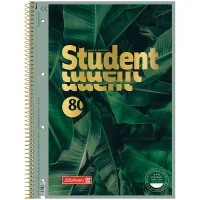 Notebook Brunnen College pad A4 Premium Jungle, cell 80 sheets (10-679 28 23)