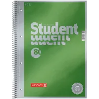 Notebook Brunnen College pad A4 Premium green, unlined 80 sheets (10-671 40)