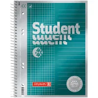 Notebook Brunnen College pad A5 Premium DUO, line + cell, 80 sheets (10-671 54)