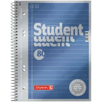 Notebook Brunnen College pad A5 Premium blue, line, 80 sheets (10-671 51)