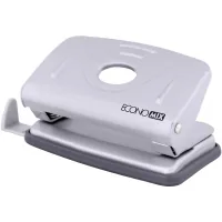 Economix metal hole punch with ruler, up to 10 sheets (E40130)