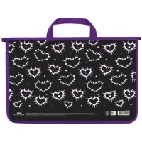 Folder - briefcase Maxi A4 plastic with zipper (MX30056)