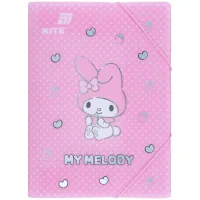 Kite A4 My Melody elastic folder (HK25-247-2)