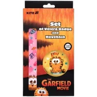 Бейдж Kite набір на липучці та підвіска Garfield (GF25-3010)