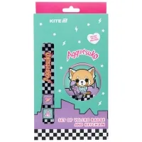 Бейдж Kite набір на липучці та підвіска Aggretsuko (AR25-3010-1)