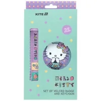Бейдж Kite набір на липучці та підвіска Hello Kitty (HK25-3010-1)