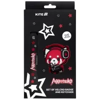 Kite Badge Kit with Velcro and Aggretsuko Pendant (AR25-3010-2)