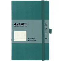 Notebook Axent Partner azure, 125 x 195 mm 96 sheets cell (8201-63-A)