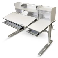 Парта Mealux Sherwood XL (BD-860 W з полицею)