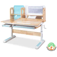Desk Mealux Winnipeg Wood Blue (BD-640 Wood BL)