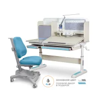 Парта з кріслом Mealux Winnipeg Multicolor Blue (BD-630 MG +BL+ Y-418 KBL)