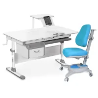 Парта з кріслом Evo-kids Evo-40 G + Y-110 KBL