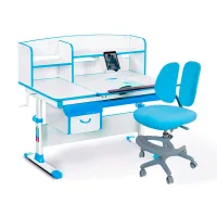 Desk with chair Evo-kids Evo-50 BL + Y-408 KBL