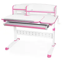 Парта Evo-kids Martin Pink (Evo-430 WP з полицею)