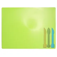 Plasticine board ZiBi + 3 stacks for sculpting, light green (ZB.6910-15)