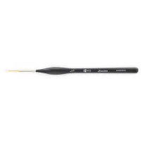 Santi Sensation synthetic paint brush, short curved handle, liner, #3/0 (310759)