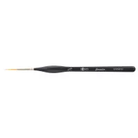 Santi Sensation synthetic paint brush, short curved handle, liner, #5/0 (310757)