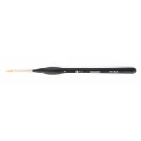 Paint brush Santi synthetic Sensation, short curved handle, round, #1 (310772)