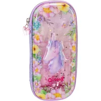 Cool For School pencil case aquarium 1 compartment with an organizer purple (QT-5753-Purple)
