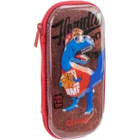 Cool For School pencil case shiny 1 compartment with organizer red (QT-5780-Red)