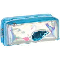 Cool For School pencil case holographic with sequins Sweet Dreams blue (CF86967)