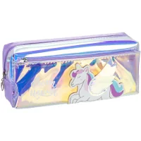 Cool For School pencil case holographic 2 compartments Dream like a Unicorn purple (CF86960)