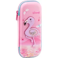 Cool For School pencil case with LED application 1 compartment Pink (QT-5759-Pink)