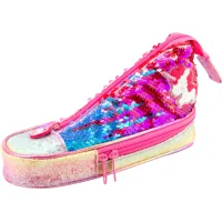 Cool For School pencil case in the form of a sneaker with sequins 2 compartments Pink (5987-pink)