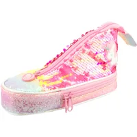 Cool For School pencil case in the form of a sneaker with sequins 2 compartments Yellow (5987-yellow)