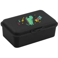 Children's lunch box Economix TIREX 750 ml, black (E98387)