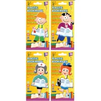 Bookmarks for books Cool For School plastic Occupations 4 pcs (CF61425)