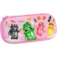 Cool For School pencil case with embossing 1 compartment Pink (B-8614-pink)