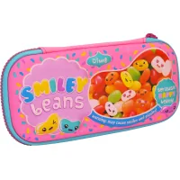 Cool For School pencil case with embossing 1 compartment Fuchsia (QT-5616-Rosered)