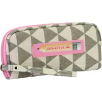Cool For School pencil case 1 compartment with a strap Gray (J-2621-lt.grey)