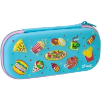 Cool For School pencil case 1 compartment with organizer blue (QT-5670-Blue)