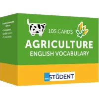 Educational set English Student Cards for learning the English language Agriculture English Vocabulary, Ukrainian (591225964)