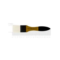 Brush for painting Rosa Fleece bristles, AMBER 2306, No. 40 (4823098533528)