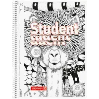 Brunnen notebook College pad A4 Premium line 80 sheets Zenart Lama (10-674 27 02)