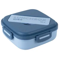 Children's lunch box Kite with divider 1100 ml, blue (K23-186-2)