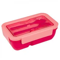 Lunch box for children Yes Fusion 850 ml with accessories pink (708169)