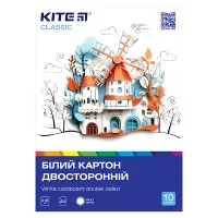 White cardboard Kite A4 Classic 10 sheets (K-254)