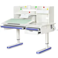 Mealux Montreal 2 WG desk (BD-670-2 WG with shelf)