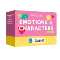 Educational set English Student Emotions & Characters (Ukrainian) cards for learning English (591226005)