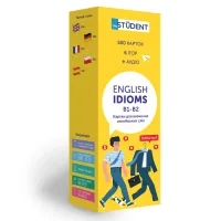 Навчальний набір English Student Картки для вивчення англійської мови Idioms B1-B2 (укр.) (591225996)