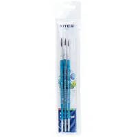 Kite Classic painting brush set of 3 brushes: pony round 3,4,5 in pencil case (K-349)