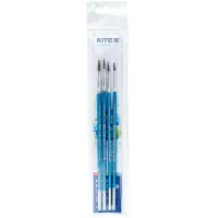 Kite Classic painting brush set of 4 brushes: pony round 2,3,4,5 in pencil case (K-339)