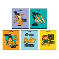 Kite Garfield notebook, 24 sheets, grid (GF25-238)