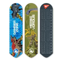 Bookmarks for books Yes 2D Jurassic World blue (708143)